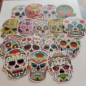Skull stickers
